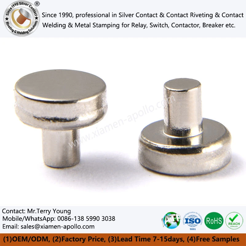 Tungsten Contact Rivets Tungsten Contact Rivets