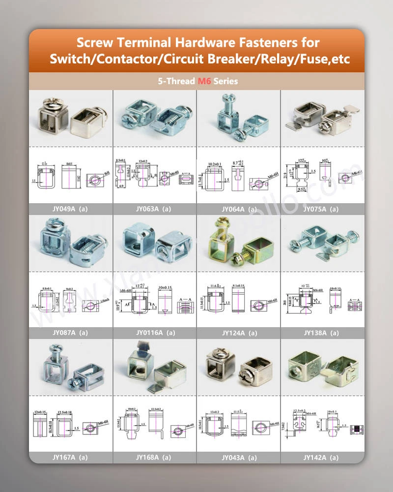 Clamp Type Terminal Blocks Clamp Type Terminal Blocks